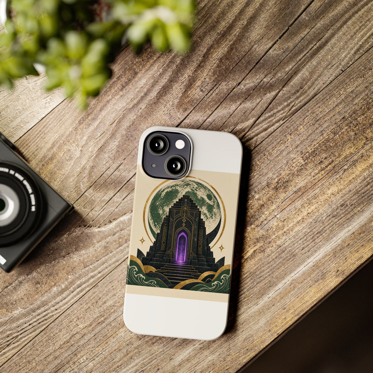 Brutalist Moon — Phone Case