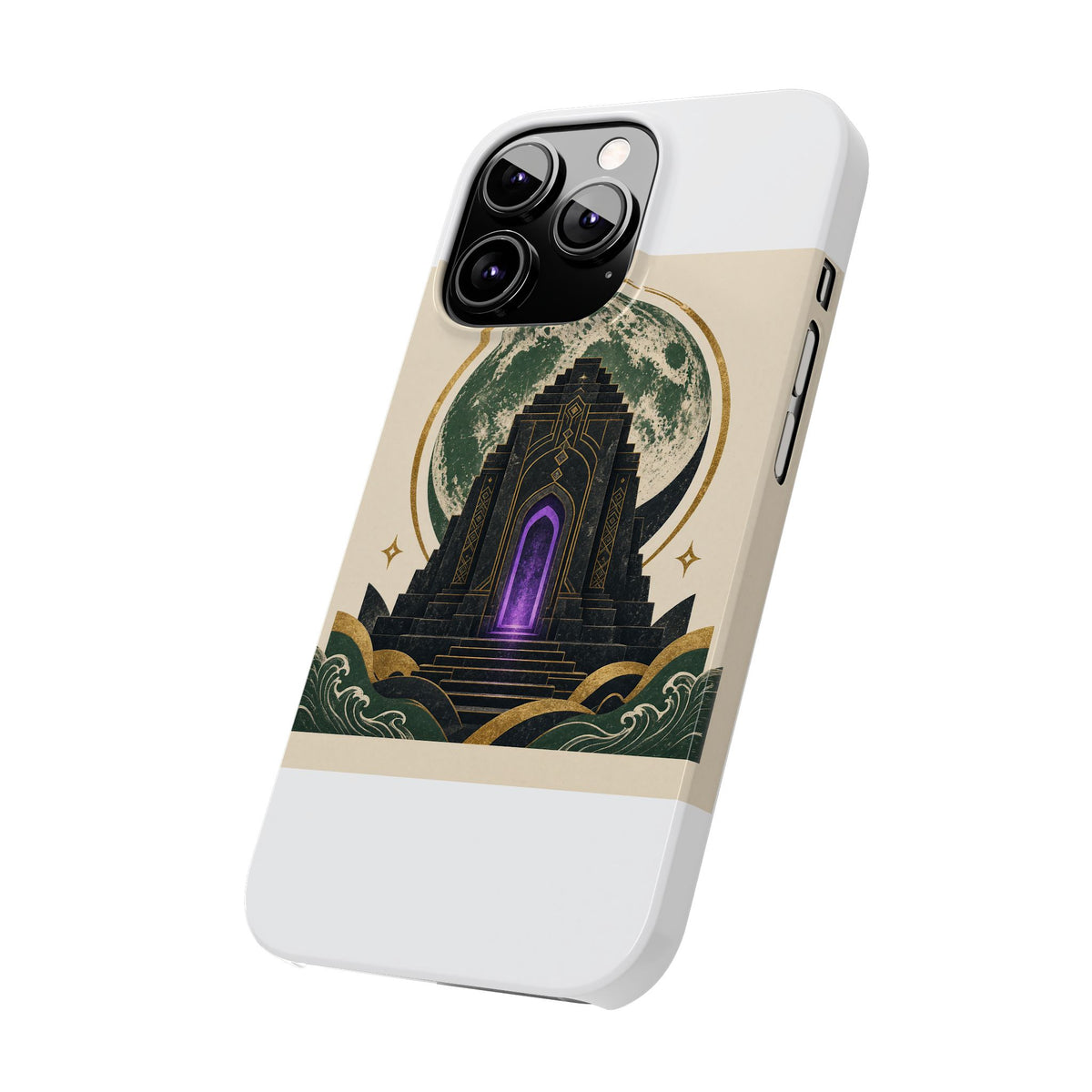 Brutalist Moon — Phone Case