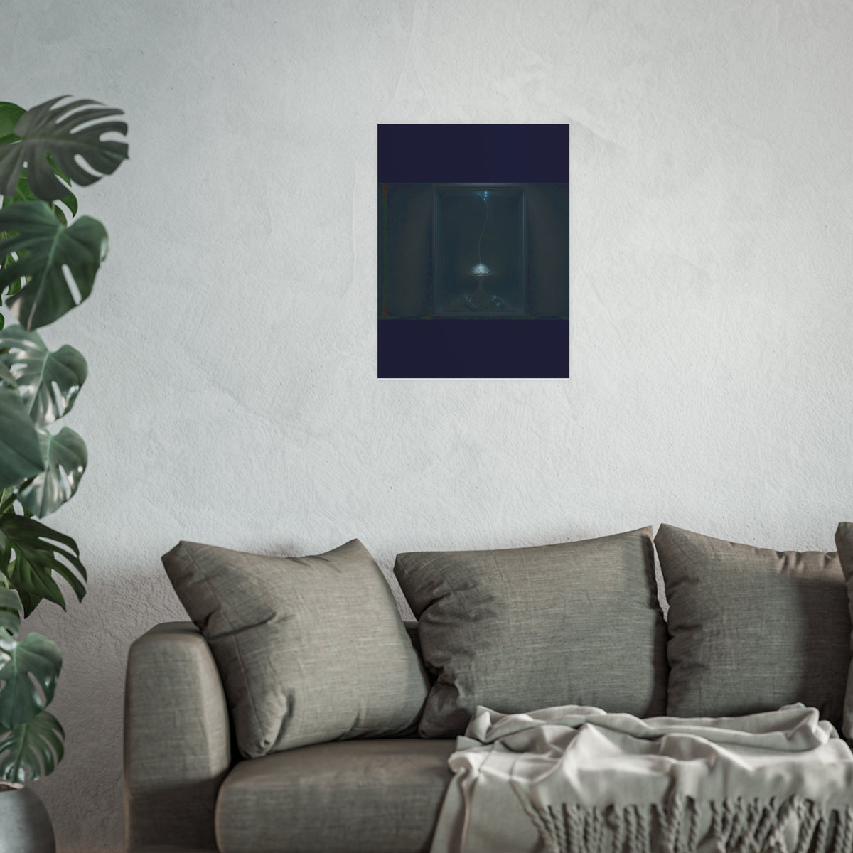 Quiet Signal Wall Art Print — Dark Sky Transmission Poster 18x24