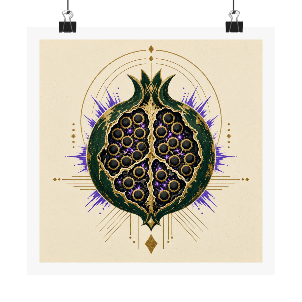 Pomegranate Eclipse — Poster