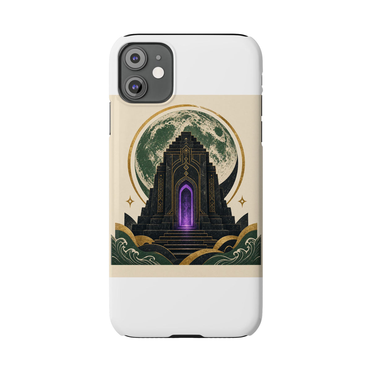 Brutalist Moon — Phone Case
