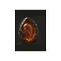 Ember Relic Wall Art Print — Dark Glowing Artifact Poster 18x24