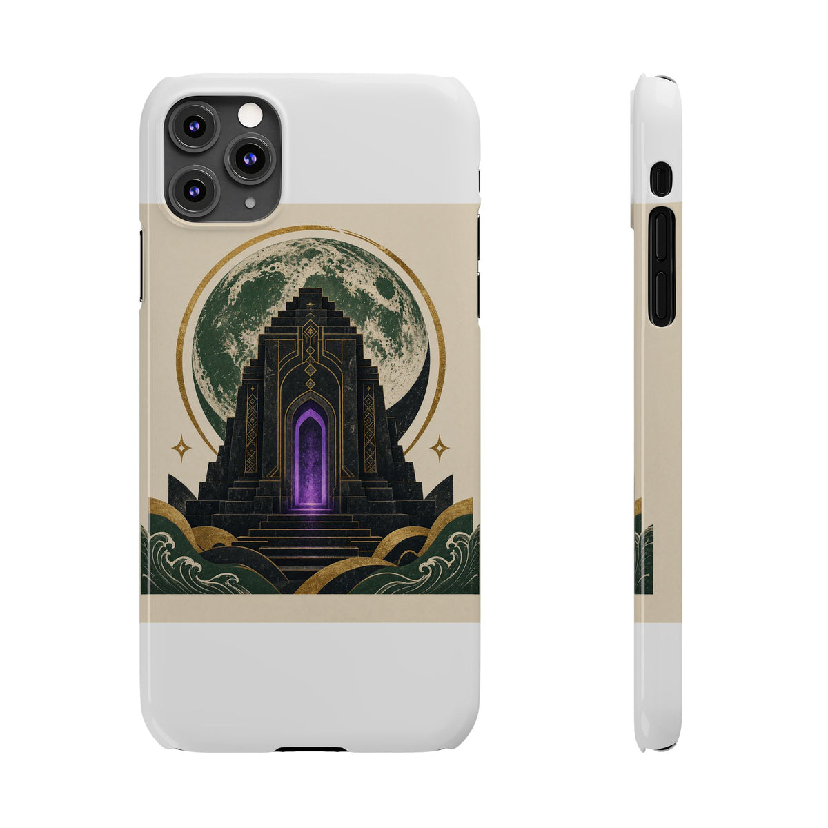Brutalist Moon — Phone Case