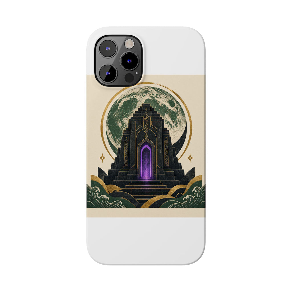 Brutalist Moon — Phone Case