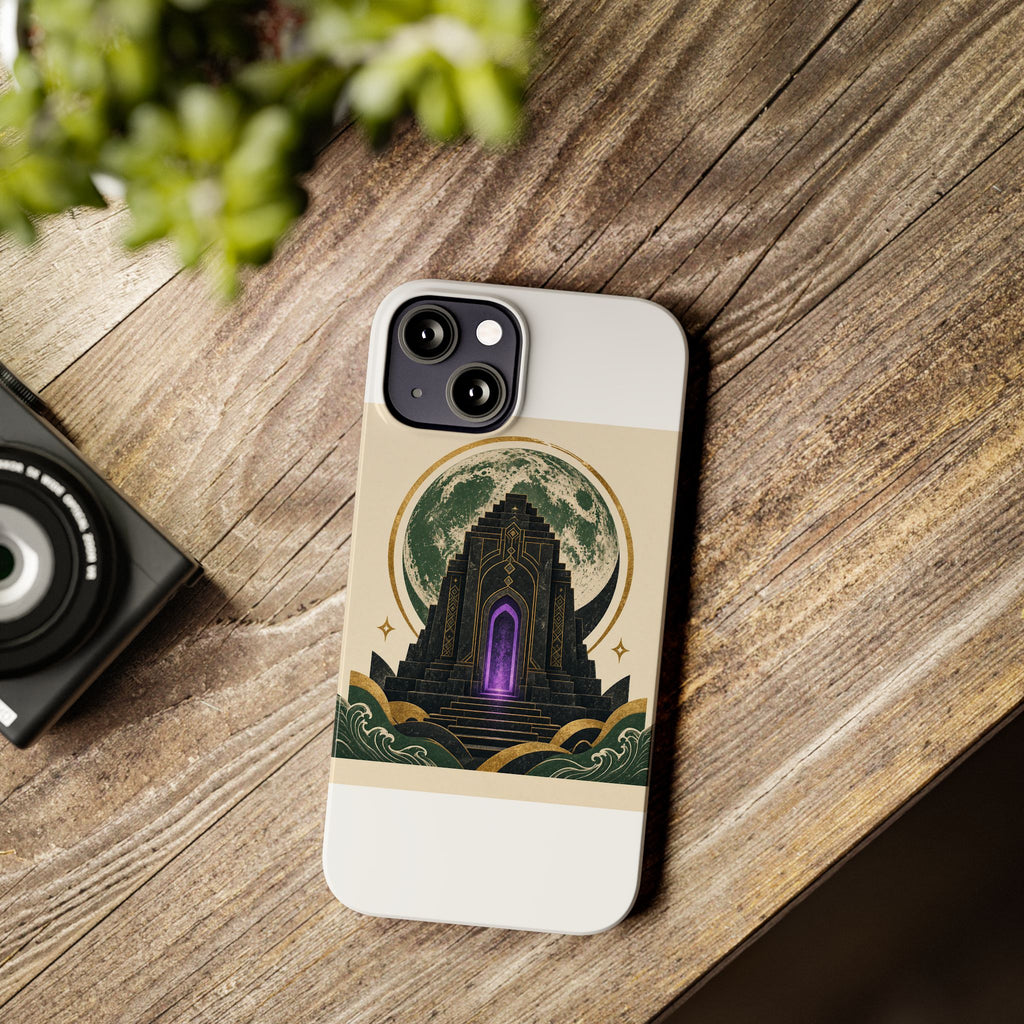 Brutalist Moon — Phone Case