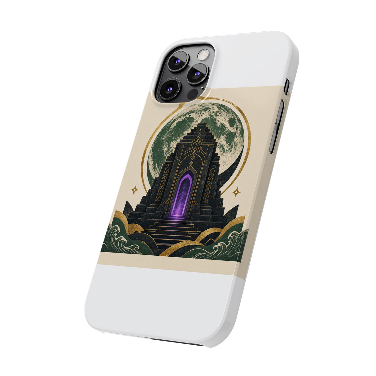 Brutalist Moon — Phone Case
