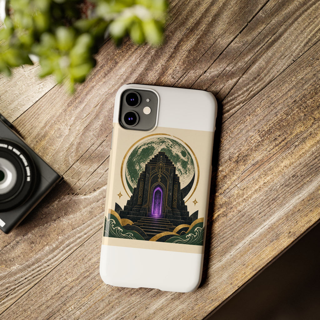 Brutalist Moon — Phone Case