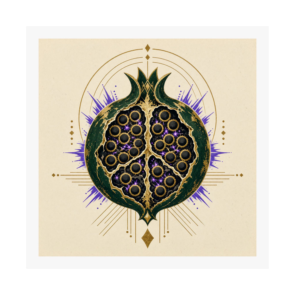 Pomegranate Eclipse — Poster