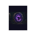 Violet Meridian Wall Art Print — Planetary Horizon Poster 18x24