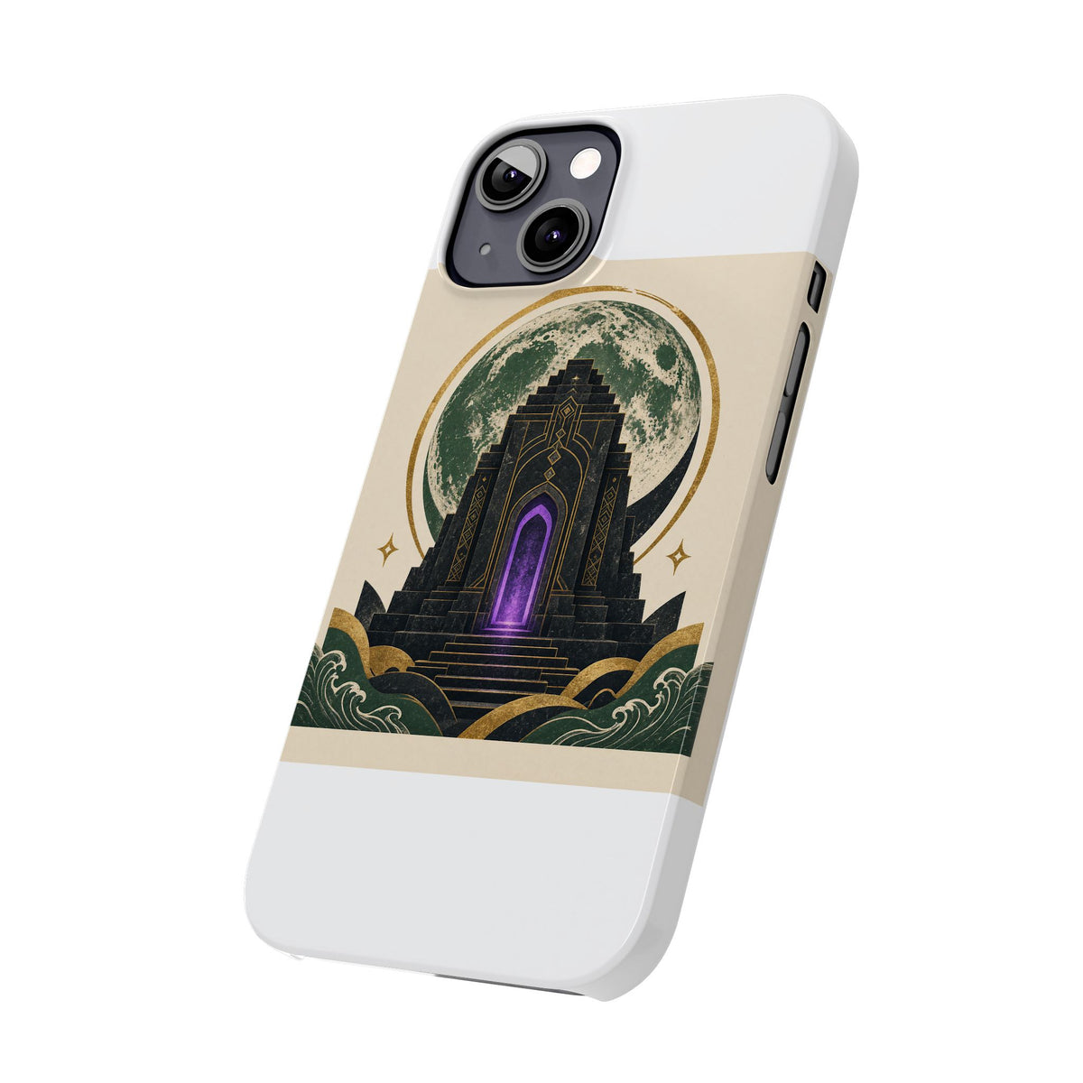 Brutalist Moon — Phone Case