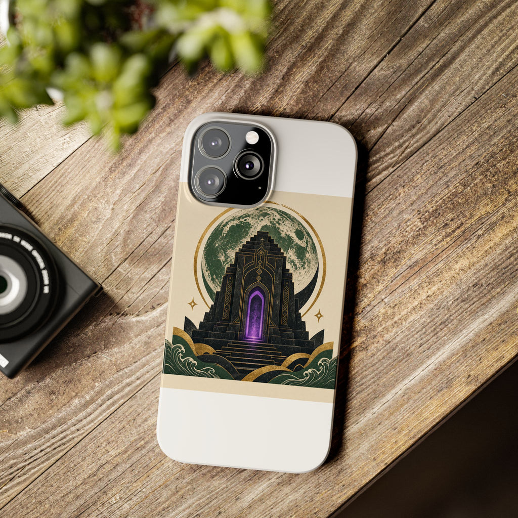 Brutalist Moon — Phone Case