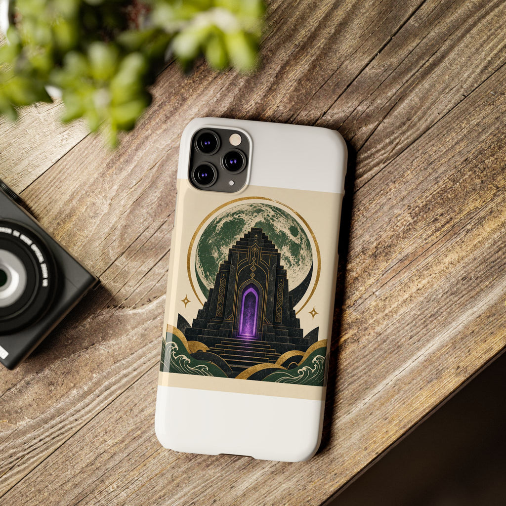 Brutalist Moon — Phone Case