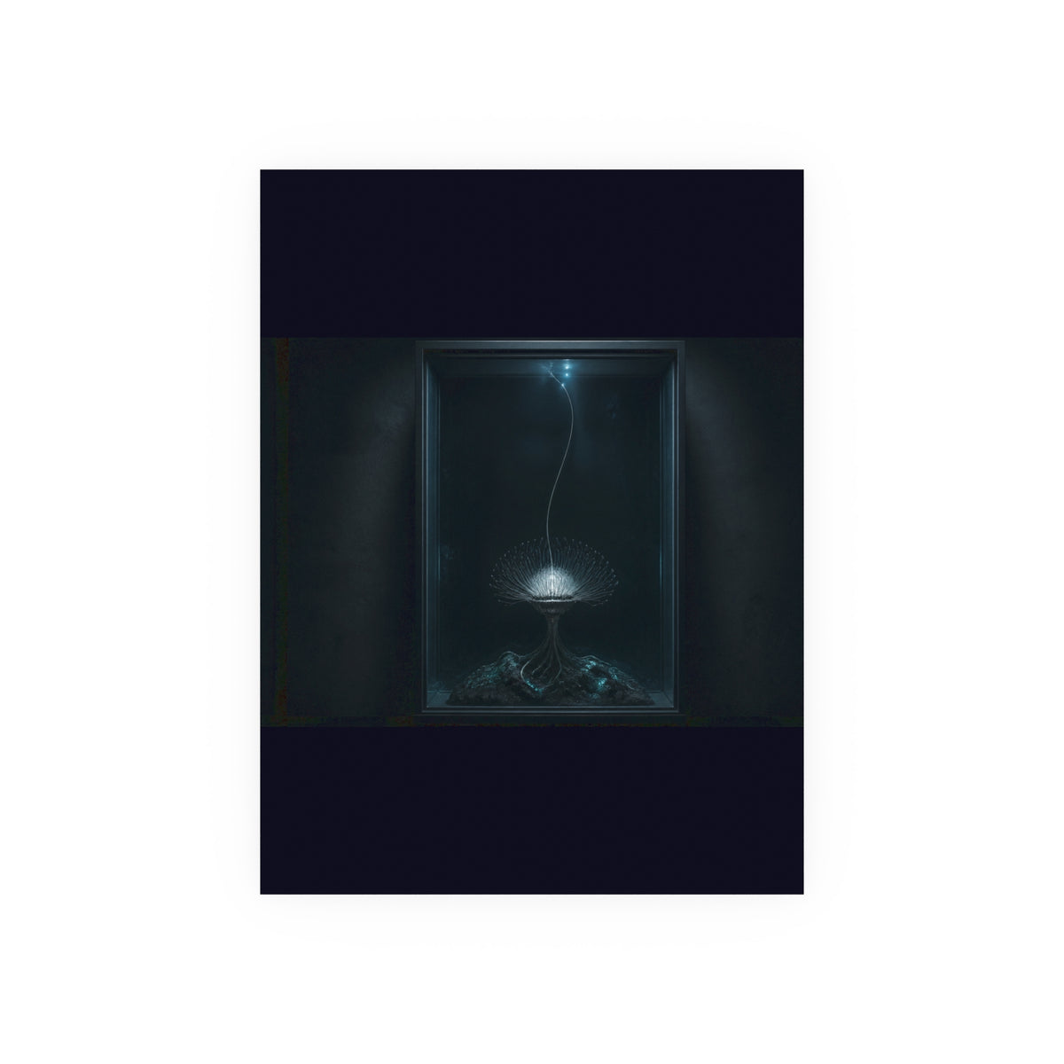 Quiet Signal Wall Art Print — Dark Sky Transmission Poster 18x24