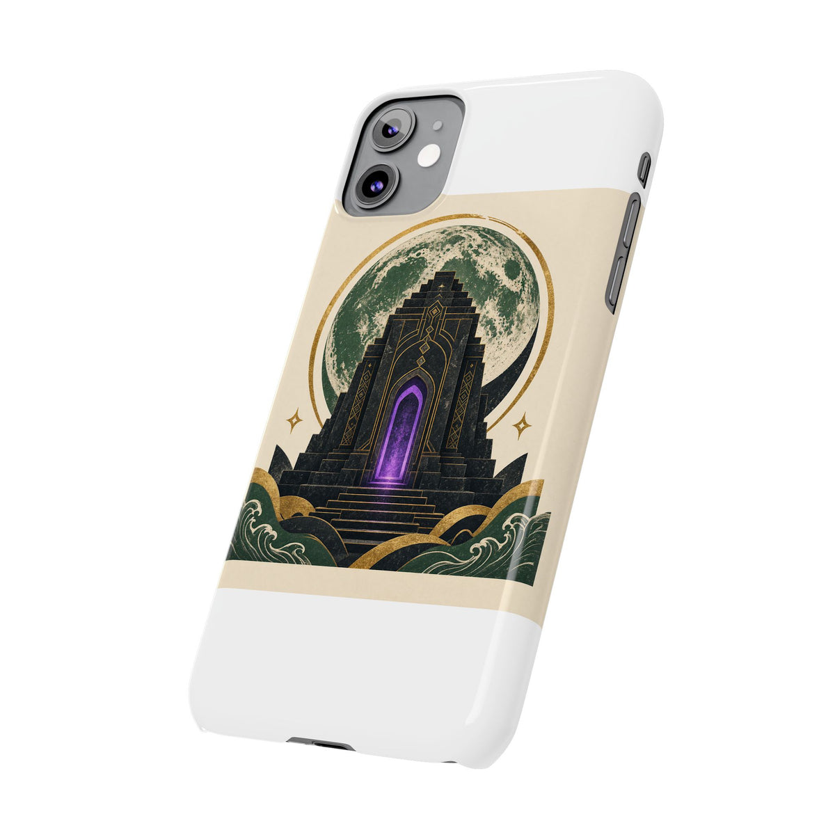 Brutalist Moon — Phone Case