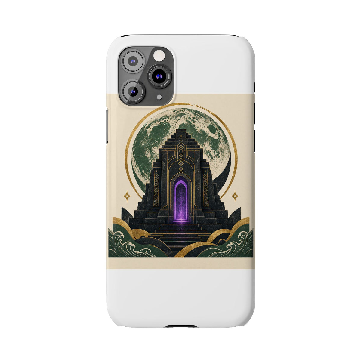 Brutalist Moon — Phone Case