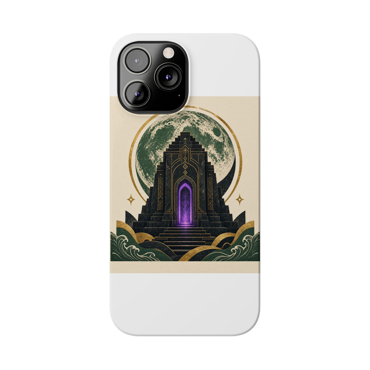 Brutalist Moon — Phone Case