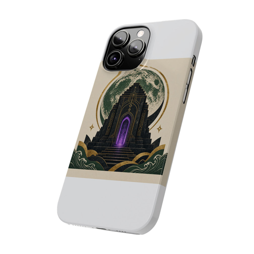 Brutalist Moon — Phone Case