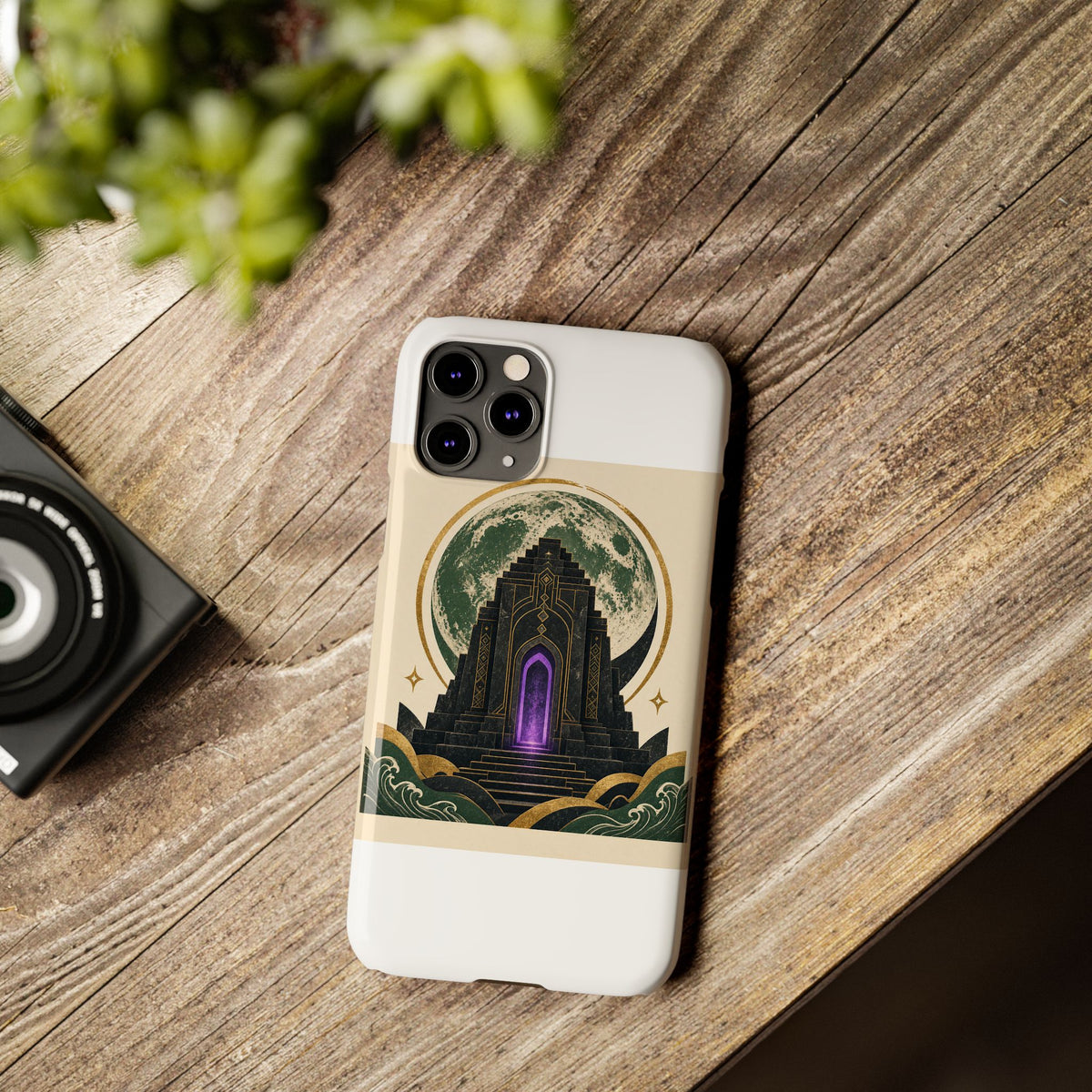 Brutalist Moon — Phone Case