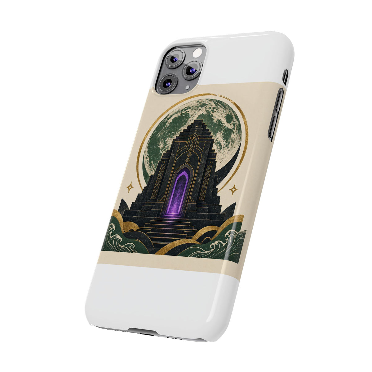 Brutalist Moon — Phone Case