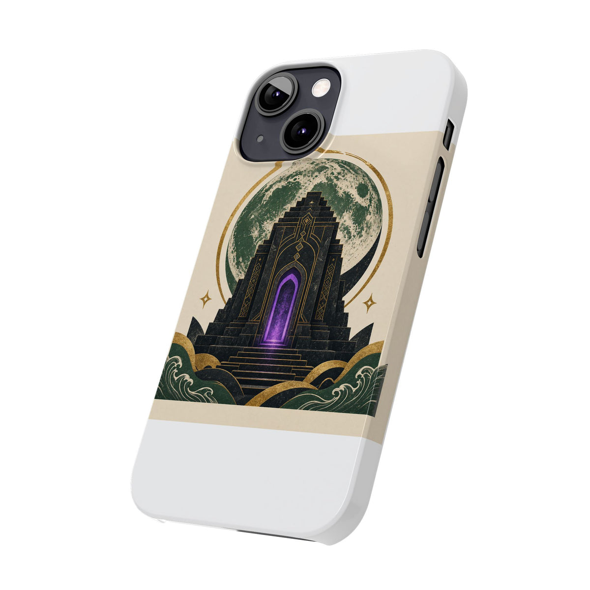 Brutalist Moon — Phone Case