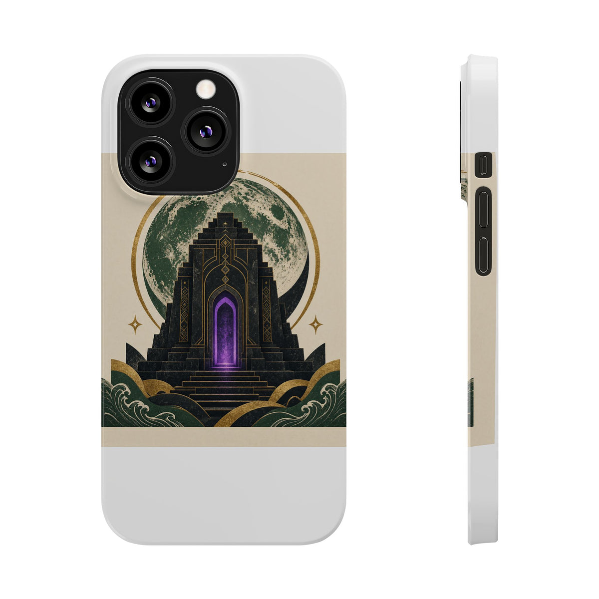 Brutalist Moon — Phone Case