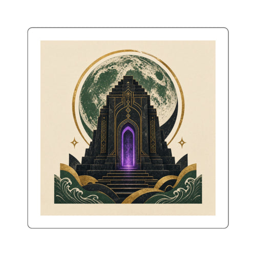 Brutalist Moon — Sticker