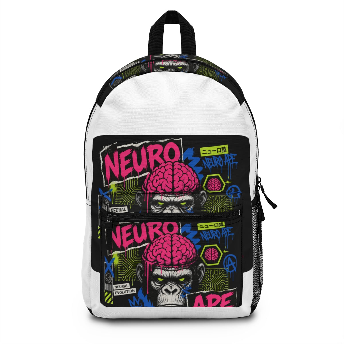 Cyberpunk Backpack — Circuit Patch Street Bag