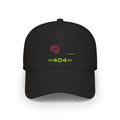 Cyberpunk Cap — Offset Brain Logo Brim Text Hat