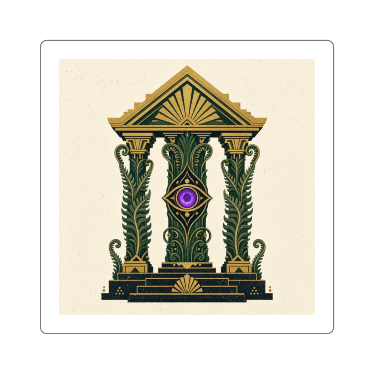 Fern Colonnade — Sticker