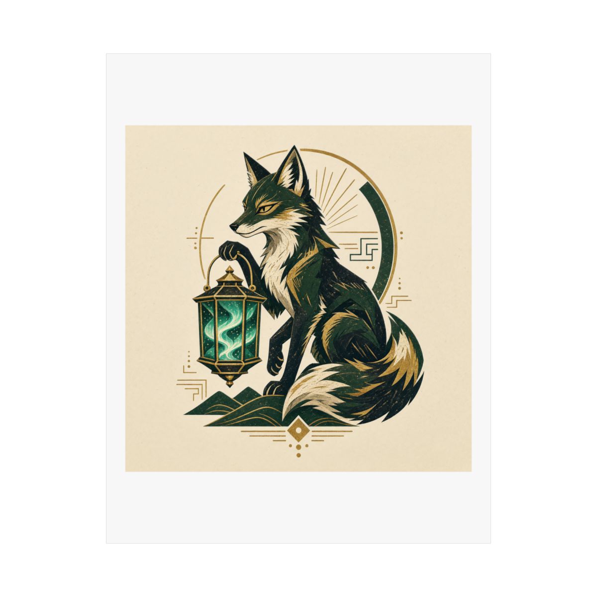 Fox Lantern — Poster