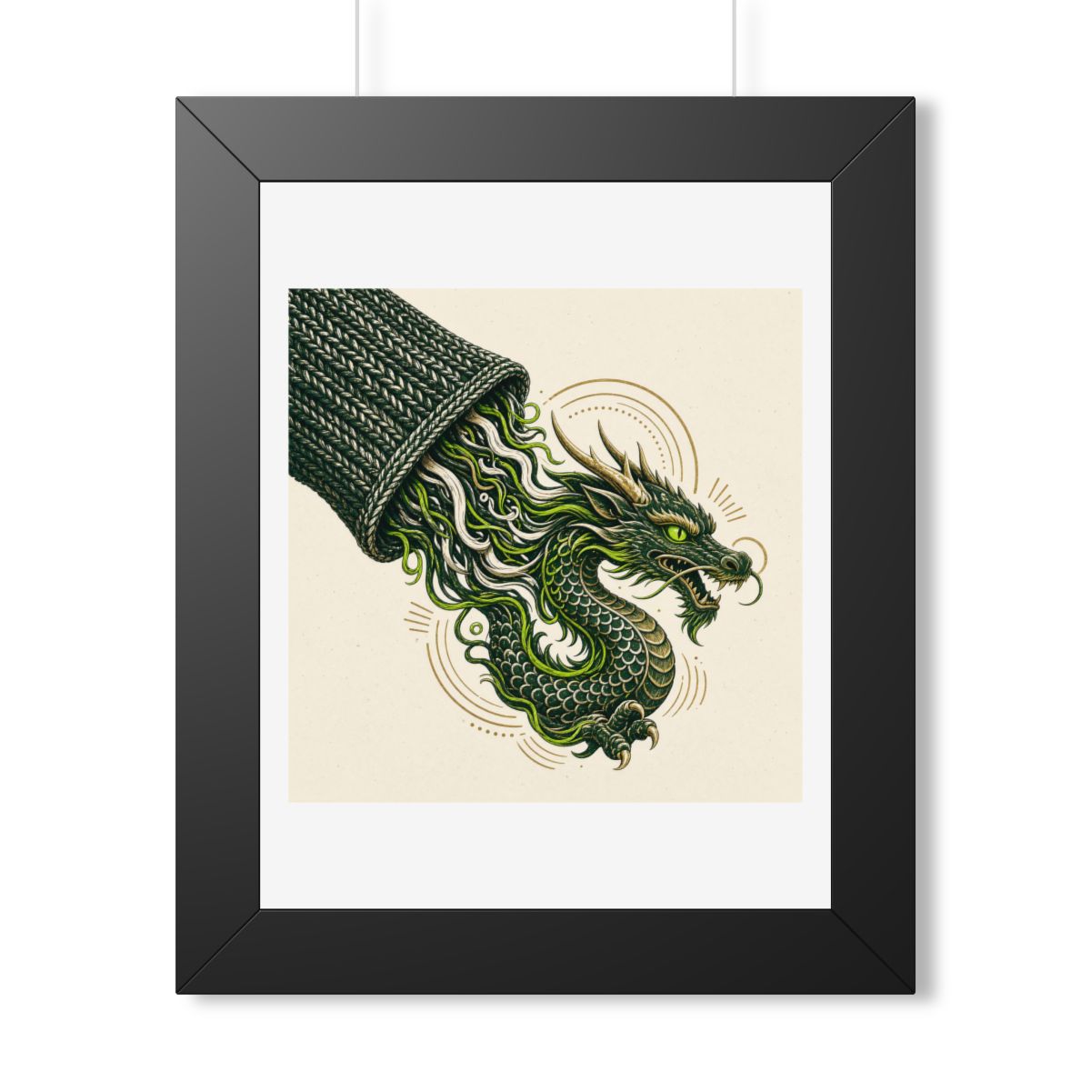 Knit Dragon — Poster