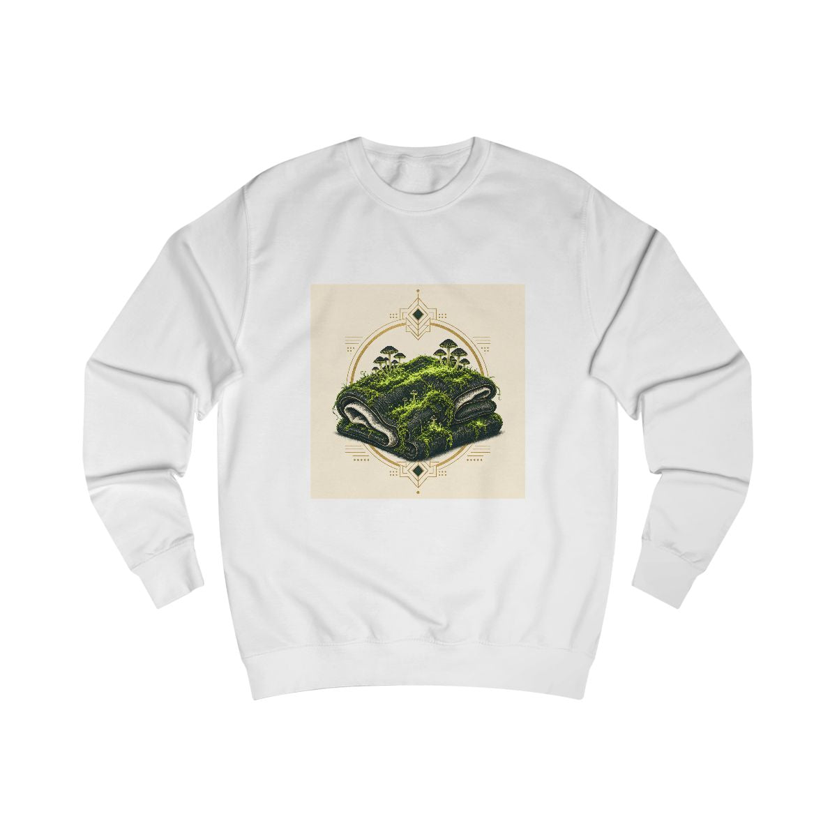 Moss Fold — Crewneck Sweatshirt