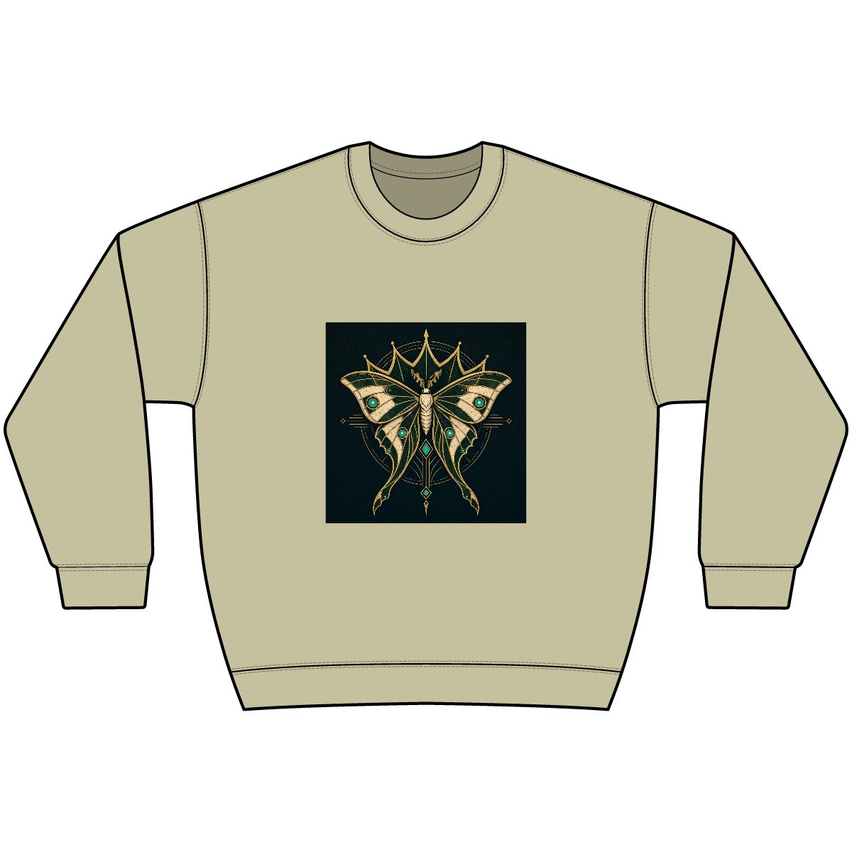 Moth Crown — Crewneck Sweatshirt