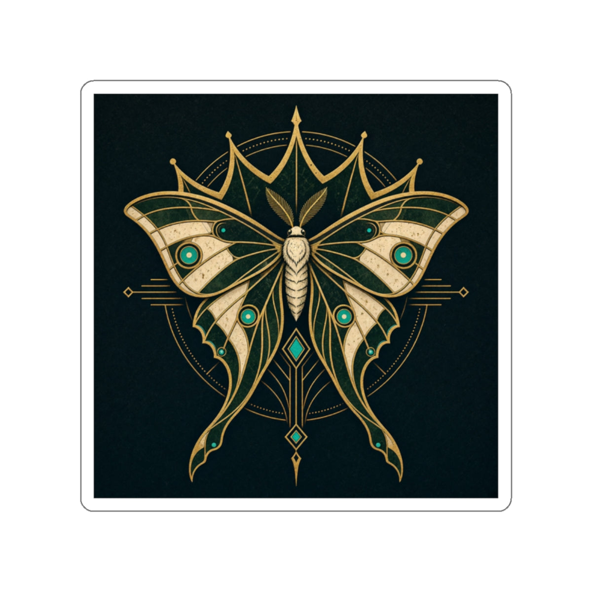 Moth Crown — Sticker