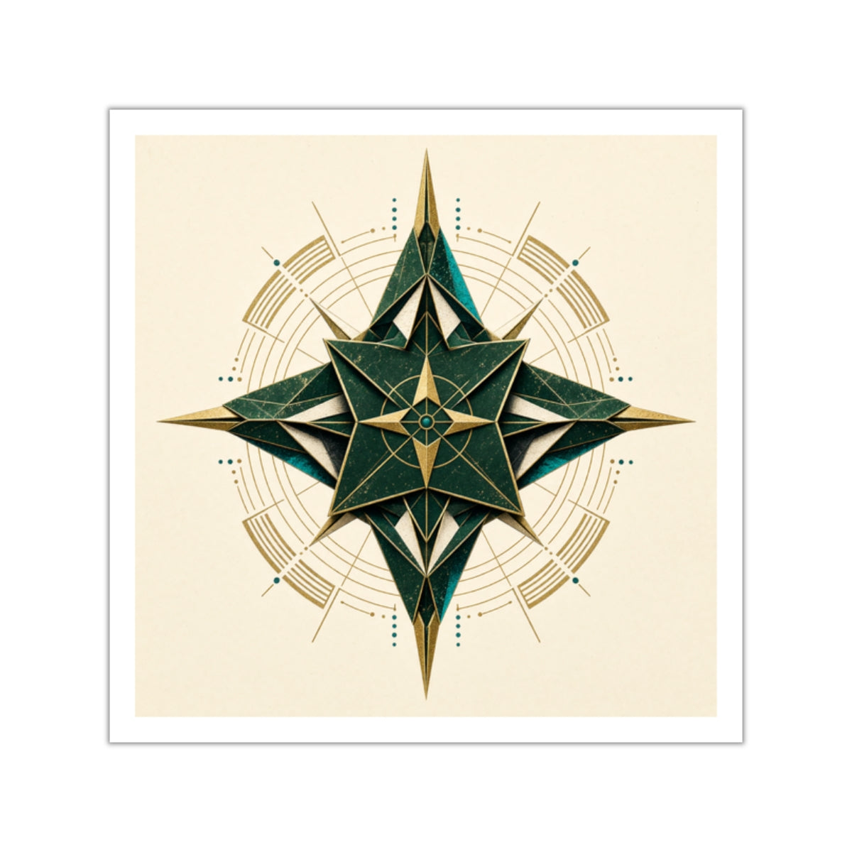 Origami Brief — Sticker