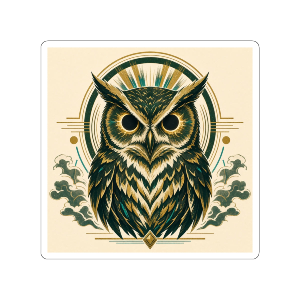 Owl Eclipse — Sticker