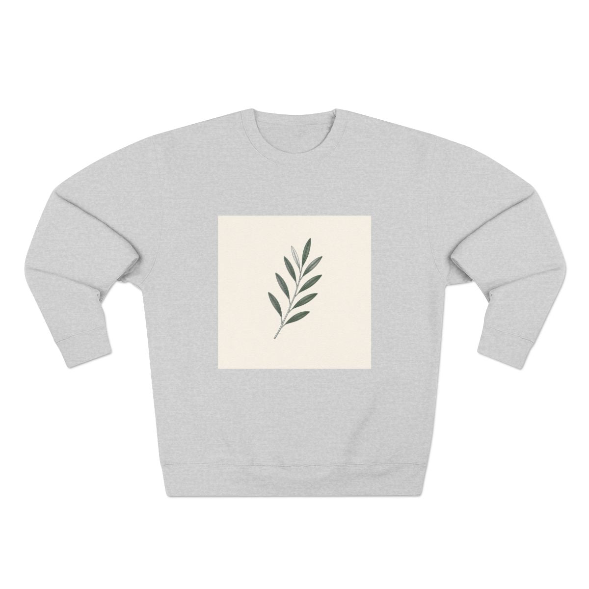 Quiet Olive — Crewneck Sweatshirt
