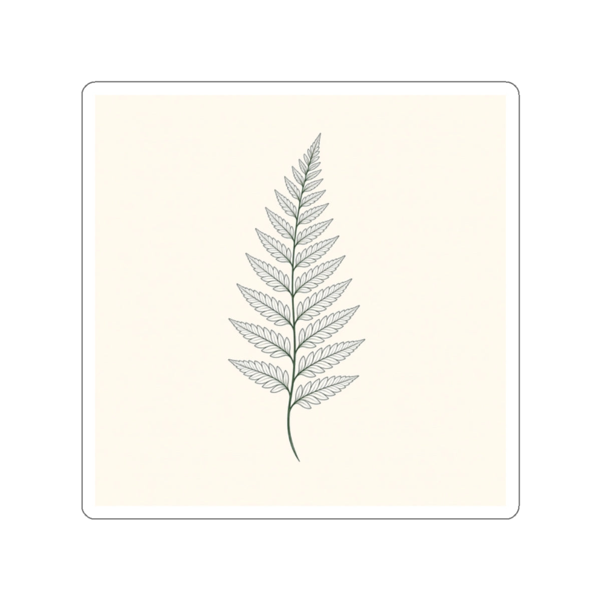 Single Fern — Sticker