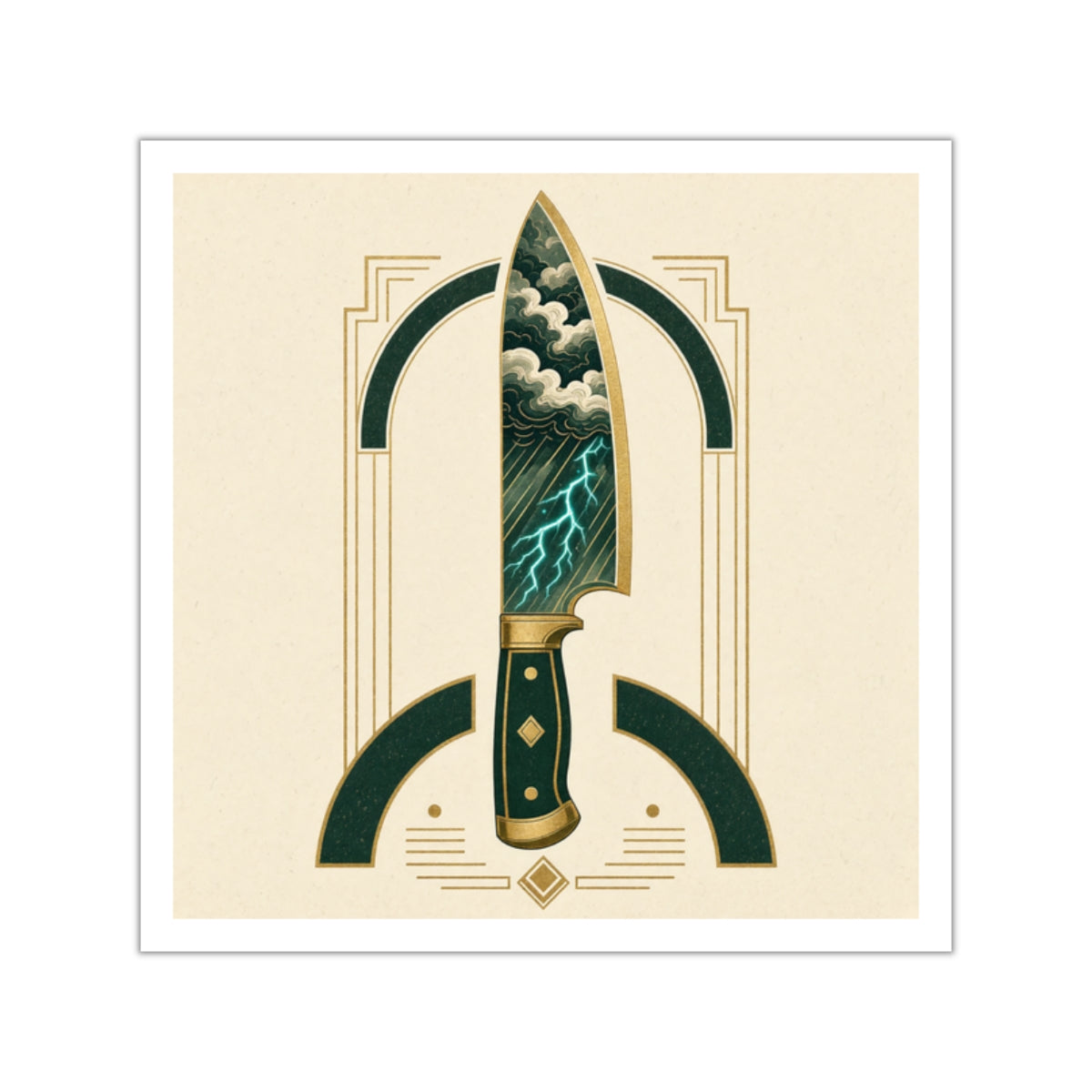 Thunder Knife — Sticker
