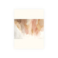 Warm Neutral Abstract Wall Art Print — Soft Clay Living Room Decor